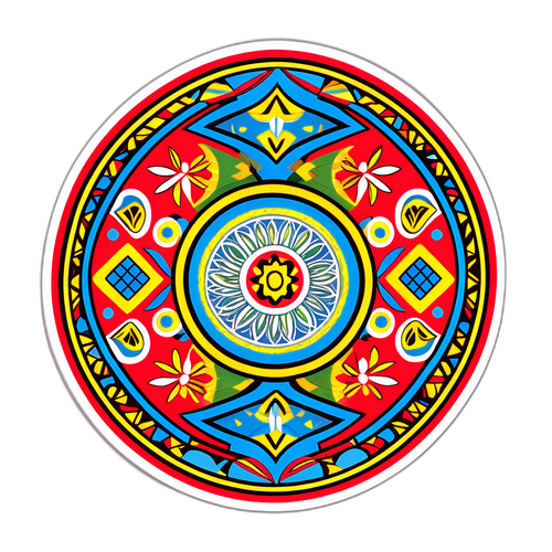 Kibandiko chenye mifumo ya kitamaduni ya Ethiopia