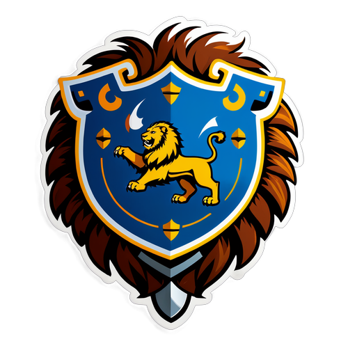 Unity in Strength: The Viking Lion Emblem