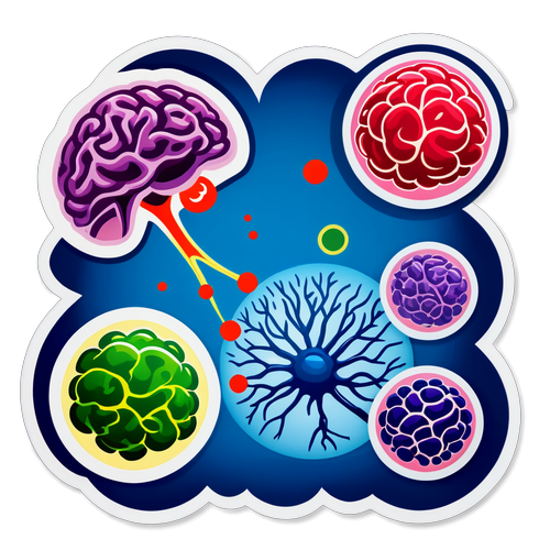 Sticker educativo sobre el linfoma cerebral