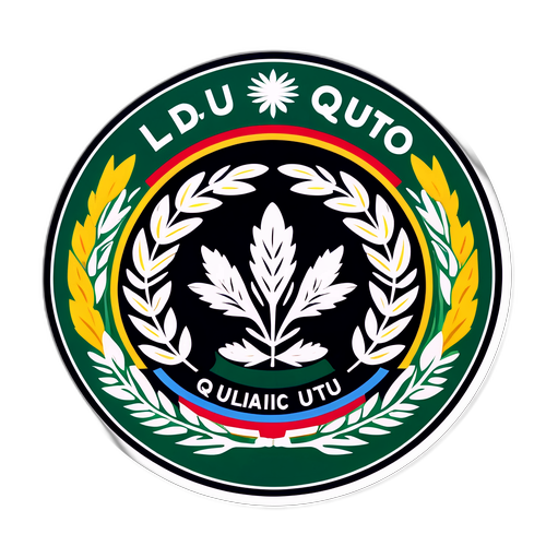 Stiker Klasik LDU Quito Merayakan Kemenangan