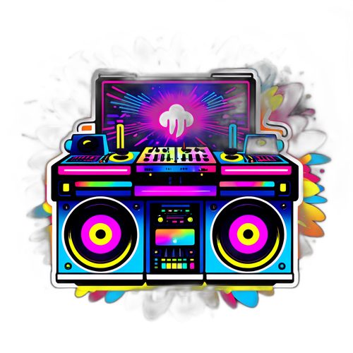 Adesivo della Cabina del DJ