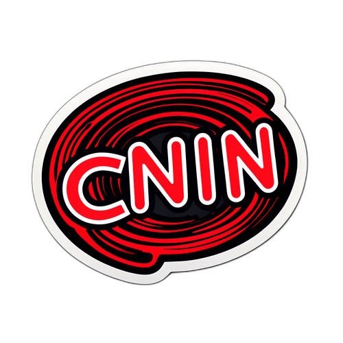 מדבקת CNN בעיצוב יצירתי