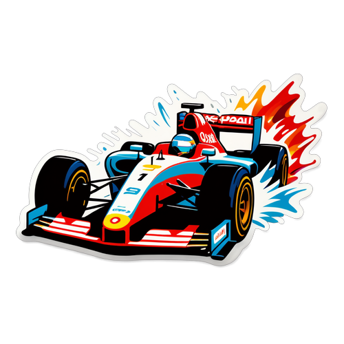 Stickers upamiętniający Oscara Piastriego