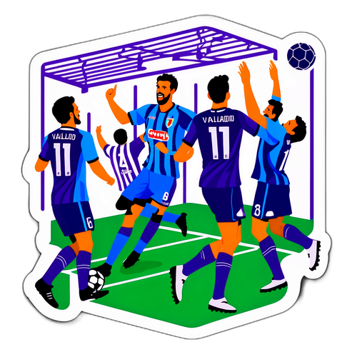 Stiker Dinamis Pertandingan Deportivo vs Valladolid