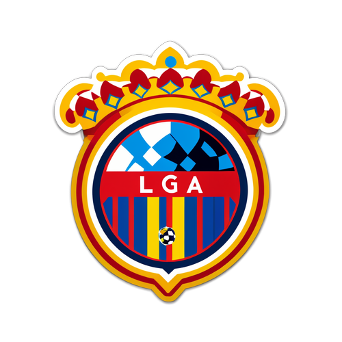 Λογότυπο La Liga με στοιχεία αγαπημένων ποδοσφαιρικών ομάδων