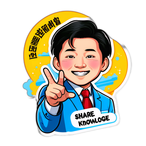 分享知識的演講者