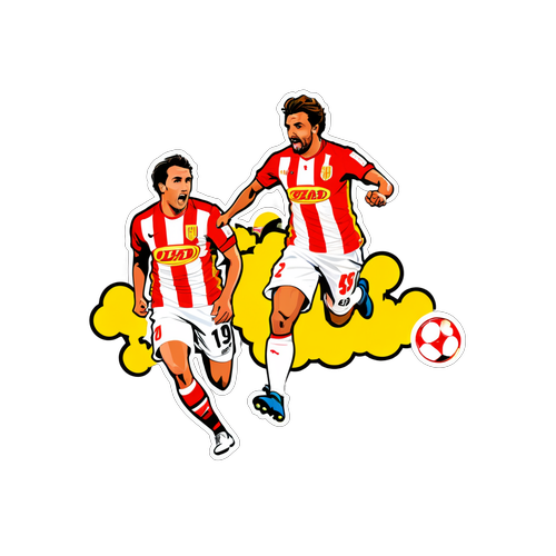 Diseño de Sticker de Girona vs UD Las Palmas