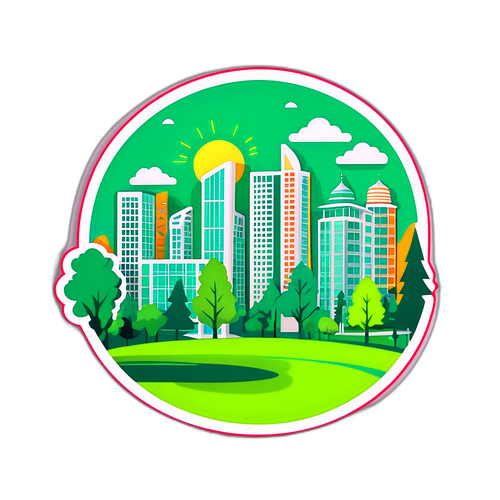 Стікери з візуалізацією Голосіївського району