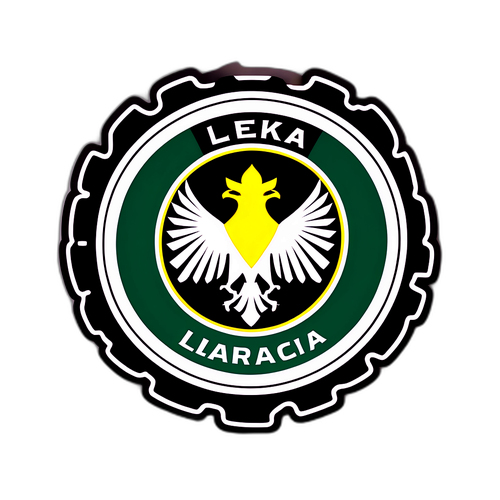 Autocol cu simbolul echipelor din Europa de Est