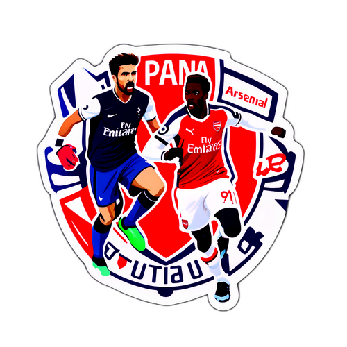 Sticker ya Arsenal dhidi ya Tottenham
