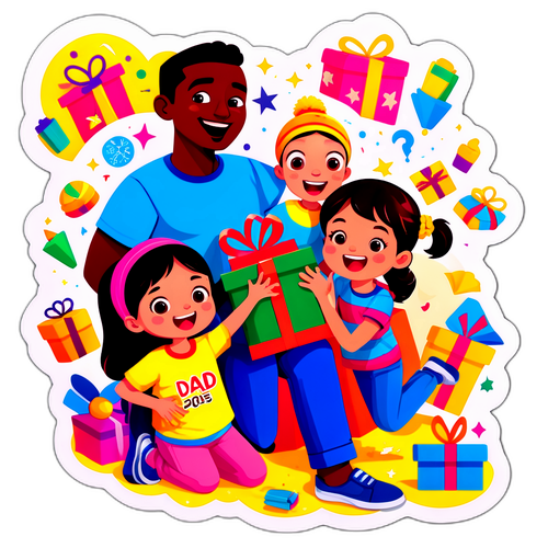 Stiker Kartun Lucu untuk Hari Ayah 2025