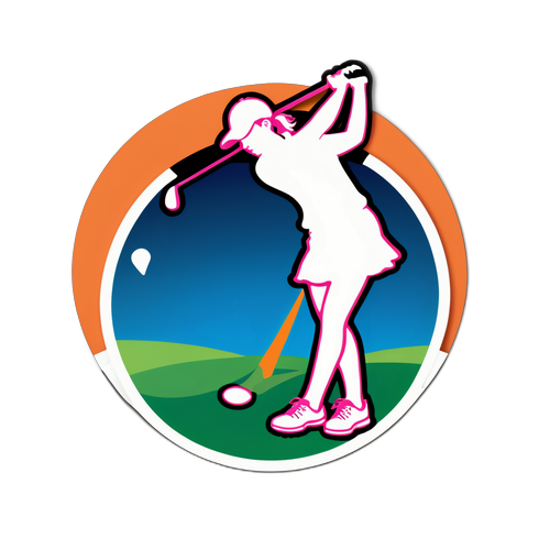 สติกเกอร์ LPGA การตีโบว์ลิ่ง