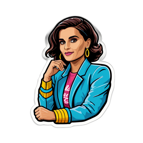 Stickers Nelly Furtado w Stylu Artystycznym