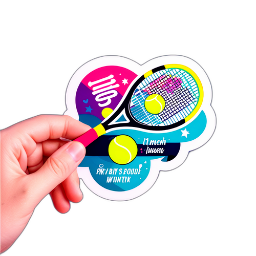 Inspirational na Sticker ni Iga Świątek