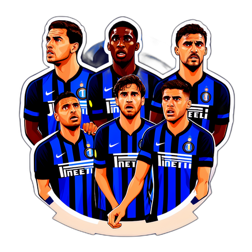 인터 밀란 선수들, 유벤투스와의 경기를 앞두고 긴장한 표정