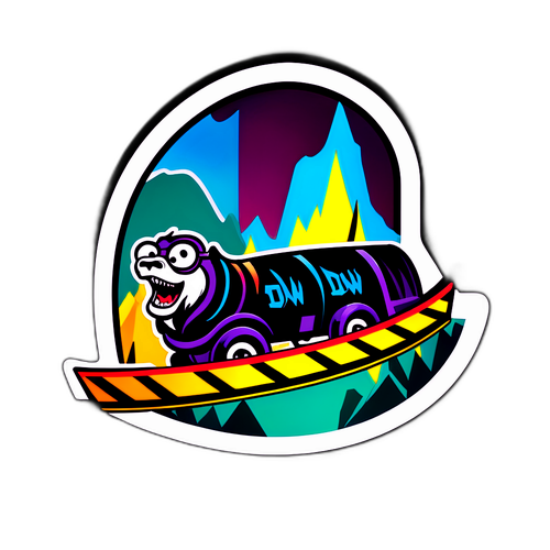 डॉव जोन्स इंडेक्स का रोलर कोस्टर स्टिकर