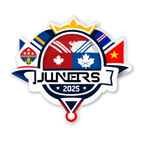 World Juniors 2025 Hockey Sticker