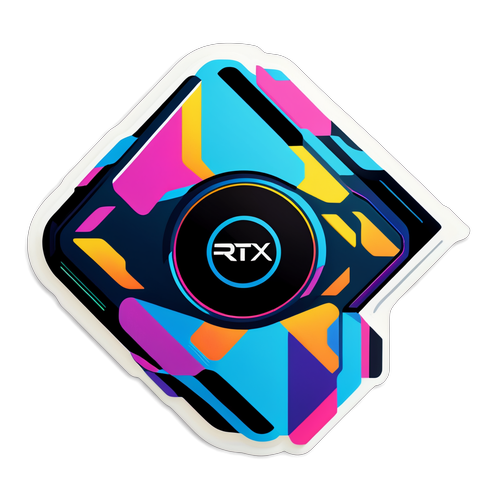 Vibrant RTX 5070 -grafiikkakortti tarra