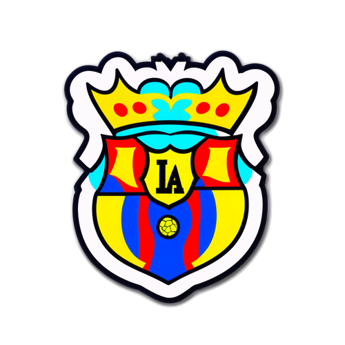 라리가 로고 애니메이션 스타일 스티커