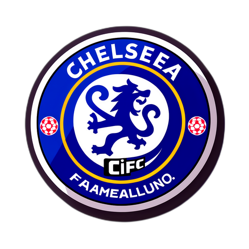Makulay na Sticker ng Chelsea FC
