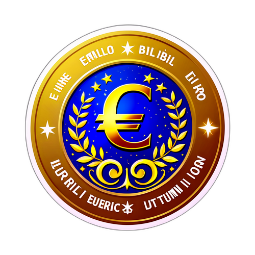 Magischer EuroMillions Euro-Schein Aufkleber