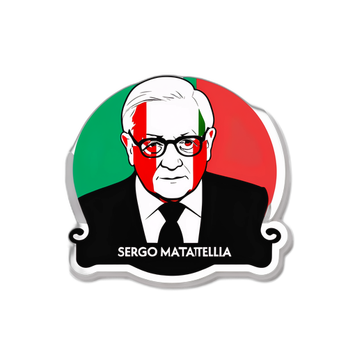Nálepka Sergia Mattarelly
