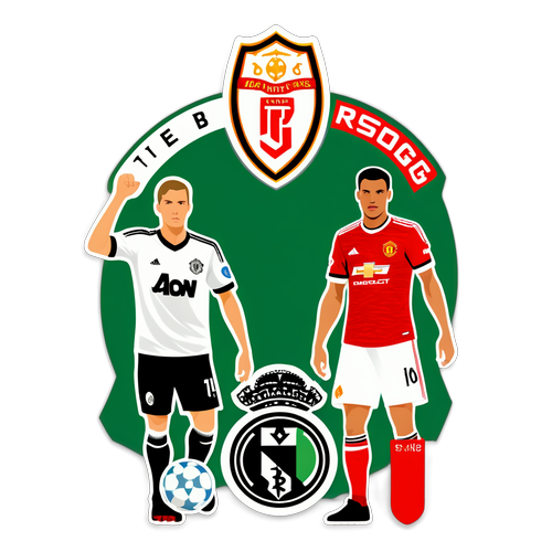 Cuộc Đọ Sức Nảy Lửa: Man Utd vs Rosenborg - Cảm Xúc Chân Thật Trong Thiết Kế Sticker!