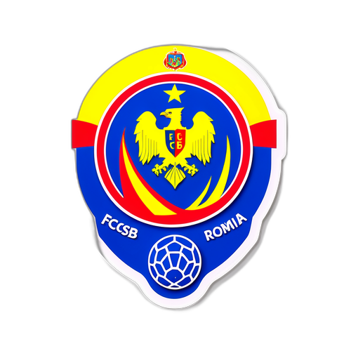 Sticker dedicat meciului FCSB