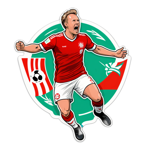 Sejrsmoment med Preben Elkjaer