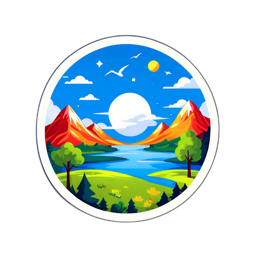 शांति देने वाला स्टीकर