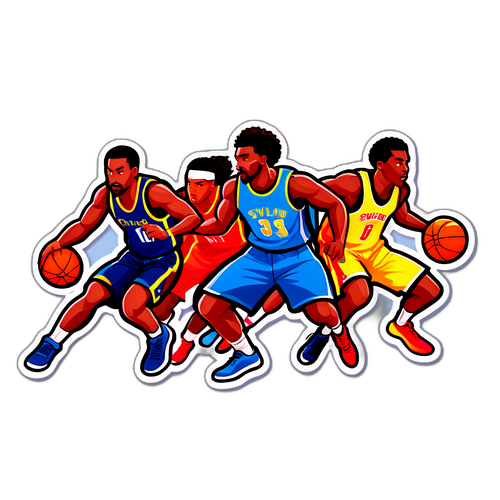 Animadong Sticker ng Mabilis na Pagpasa sa Court