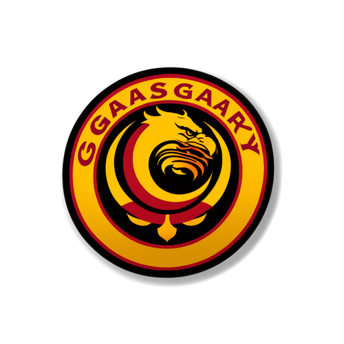 Galatasaray Logolu Çıkartma