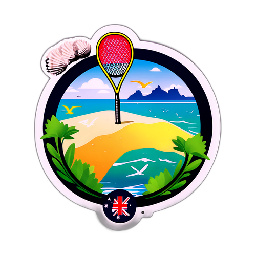 Stiker Pemandangan Indah Australia