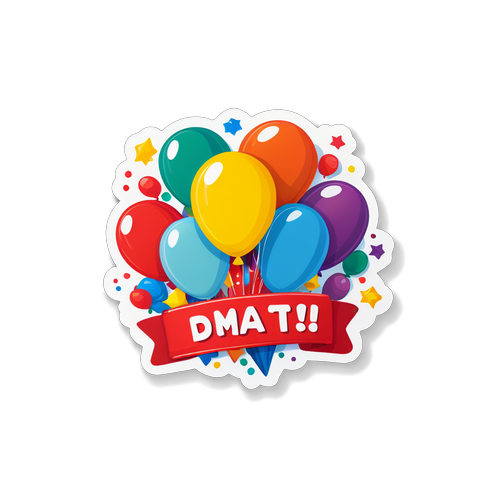 Sticker Meriah untuk Perayaan 5 Mei
