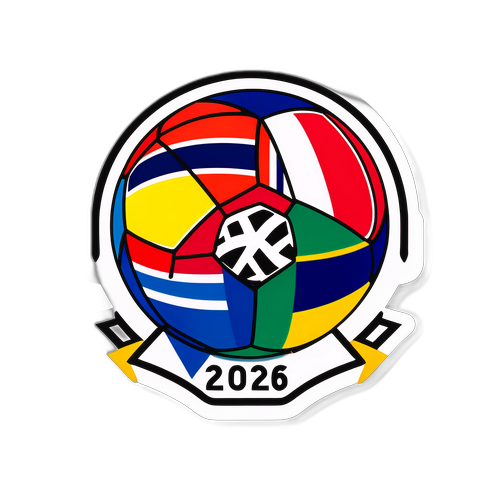 Håndbold EM 2026 med europæiske flag