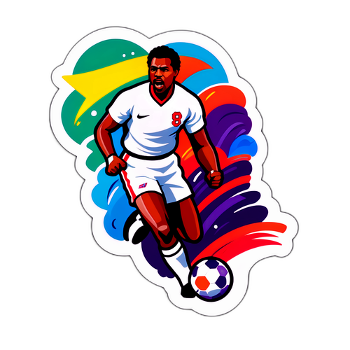 Nálepka inspirovaná významnými okamžiky ve sportovní historii