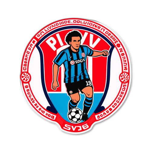 पीएसवी आइंडहोवेन्स थीम्ड स्टिकर