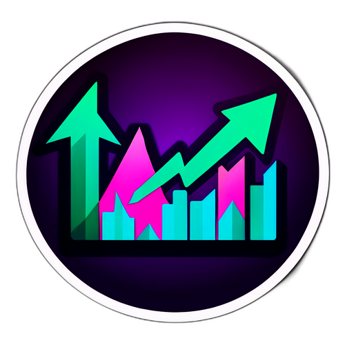 股市上升的插圖