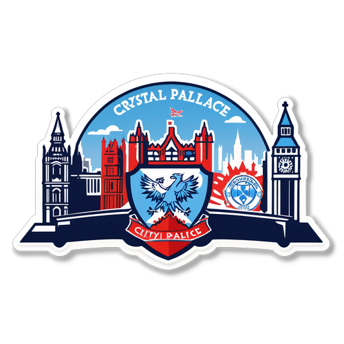 Sticker ya Uwanja wa Crystal Palace dhidi ya Manchester City