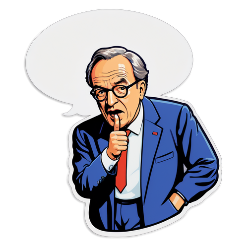 Humoristisches Sticker von Herbert Kickl