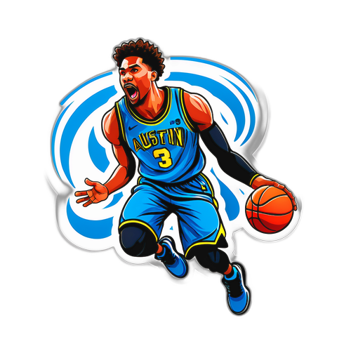 Estilong Sticker ni Austin Reaves sa Basketball