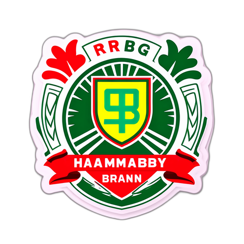 Hammarby Brann Klistermärke