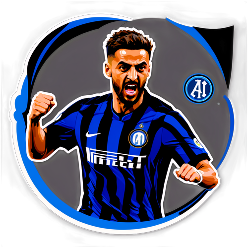 Sticker ya Inter Milan dhidi ya Atalanta