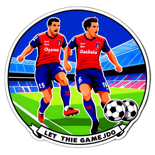 एक गतिशील फुटबॉल दृश्य