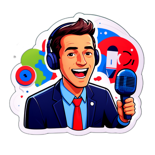 Canlı Yayın Anonsörü Sticker'ı