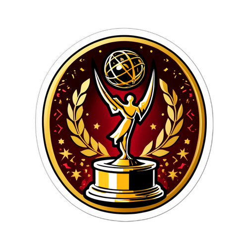 Autocollant pour célébrer les Emmy Awards 2025