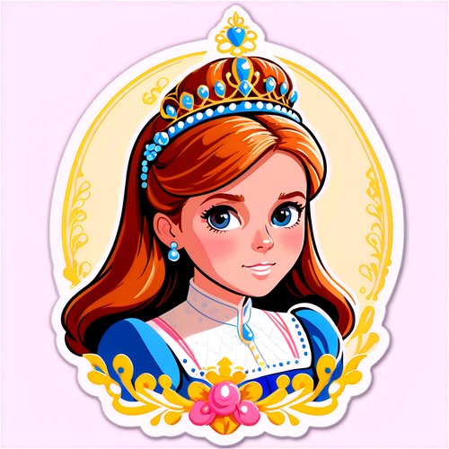 Charming Princess Sticker