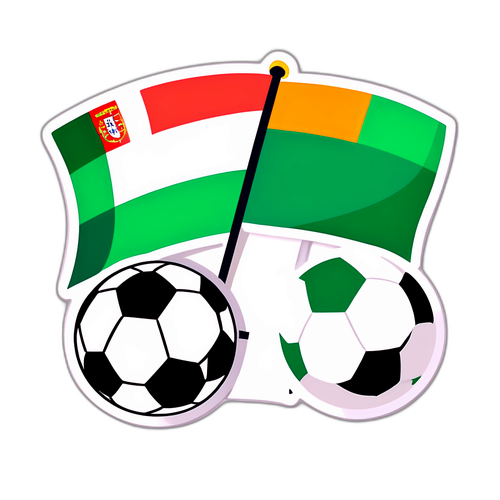 愛爾蘭與葡萄牙足球比賽貼紙
