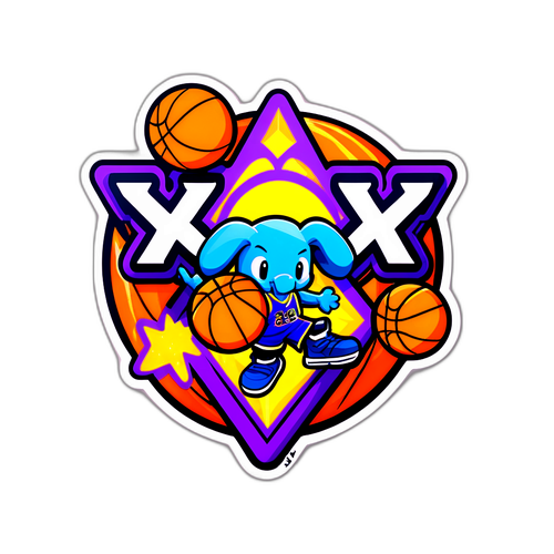 Adesivo do Logo Magic x Nuggets