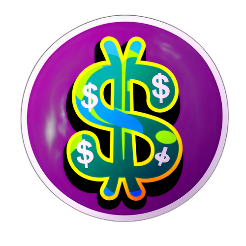 달러 기호 스티커
